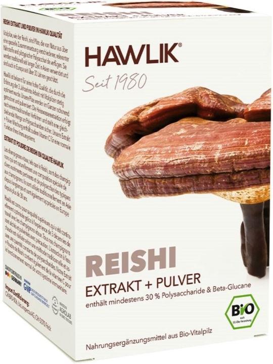 Image du produit Hawlik Extrait de reishi + capsule de poudre (120 pièce(s), Capsules, 109 g)