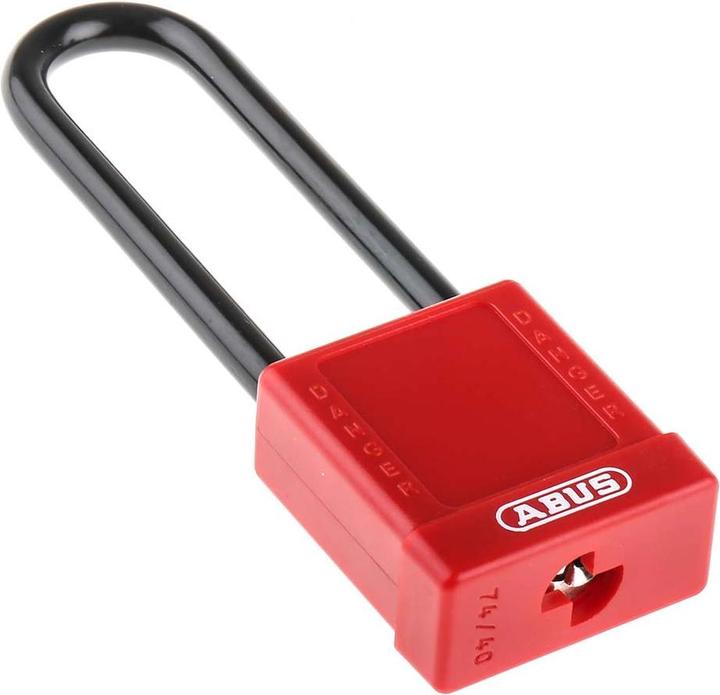 Produktbild Rs Pro Red Non Conductive Safety Padlock,Long