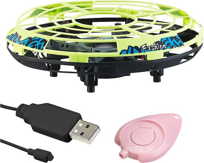 Produktbild Simulus Selbstfliegendes Quadrocopter-Ufo mit Infrarot-Sensoren und LEDs