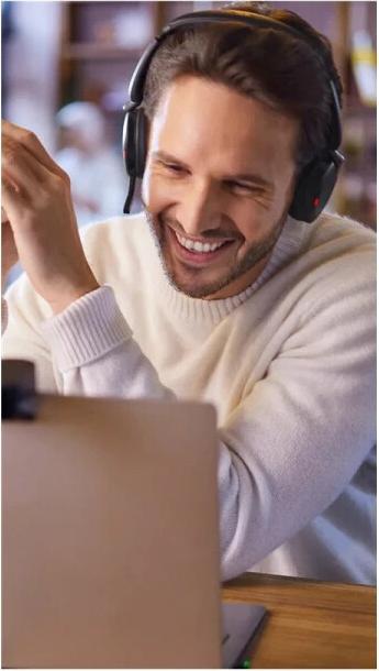 Productafbeelding Jabra EVOLVE2 65 FLEX LINK380C UC (Draadloze, USB-C)