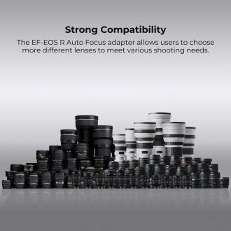 Actual product image K&F Concept Bajonettadapter - Canon EF / Canon RF
