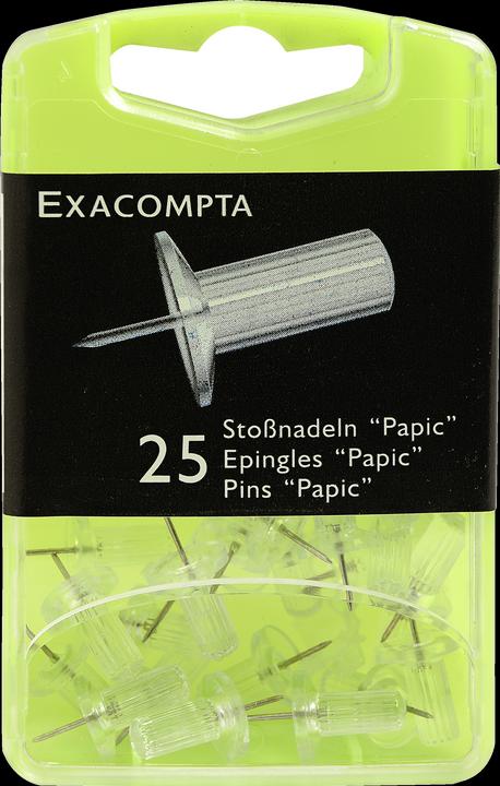 Produktbild Exacompta Pinnwandnadeln Ø 10 mm, transparent (Spezial)