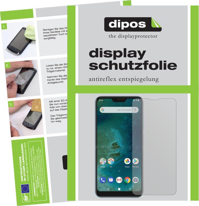Actual product image Dipos Screen Protector Anti-Glare (1 Piece, Mi A2 lite)