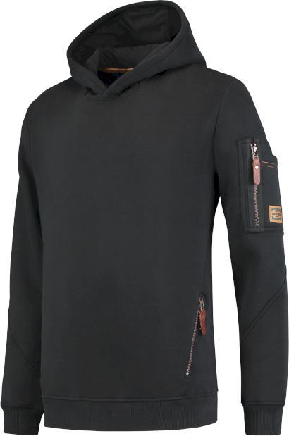 Tricorp 304001StonegreymelXS Sweater Premium Capuchon (XS)