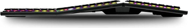Produktbild Perixx PERIBOARD-835 BR DE, kabellose RGB-beleuchtete ergonomische mechanische Tastatur - flache bra (DE, Kabelgebunden)