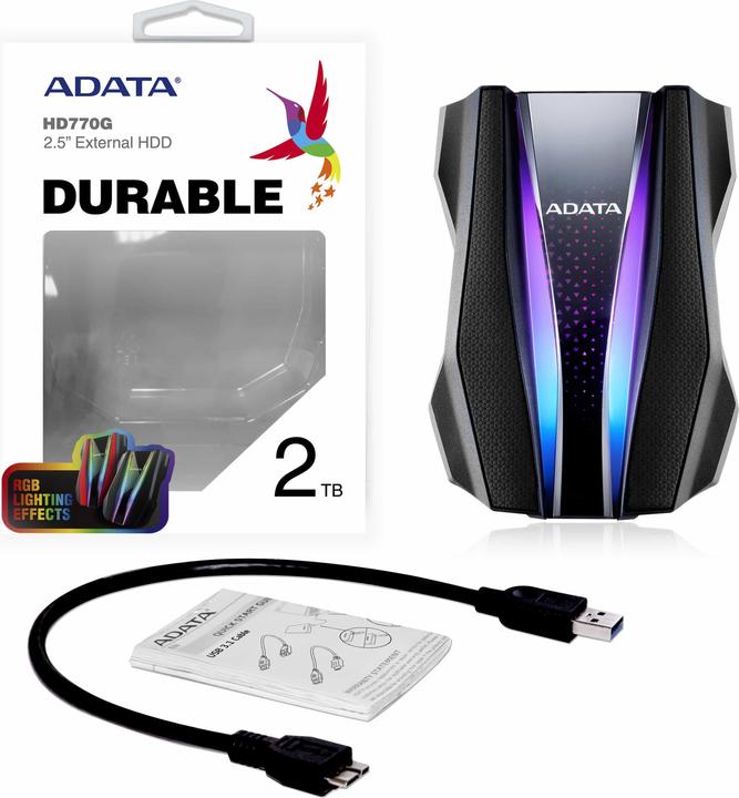 Immagine prodotto Adata HD770G 1 TB Nero (2 TB)
