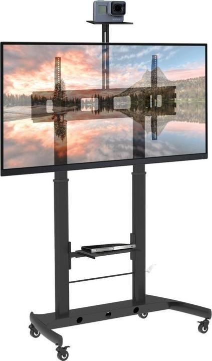 Productafbeelding Techly TV Trolley voor LCD LED TV 52-110" met cameraplank (110", 120 kg)
