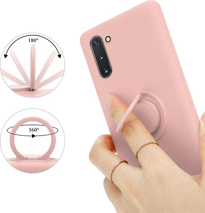 Image du produit Cadorabo TPU Liquid Ring Silicone Case Cover (Samsung Galaxy Note 10)