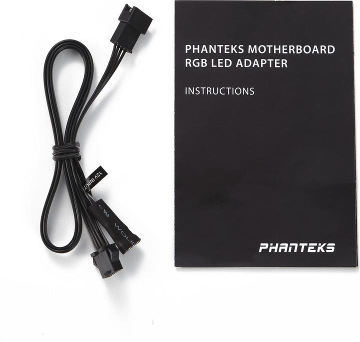 Actual product image Phanteks 4-Pin RGB LED Adapter Cable (RGB)