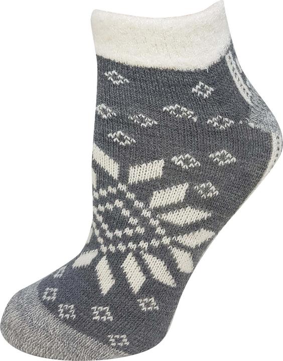 Actual product image Yaktrax Cabin Socks low cut whisperwht (One size)