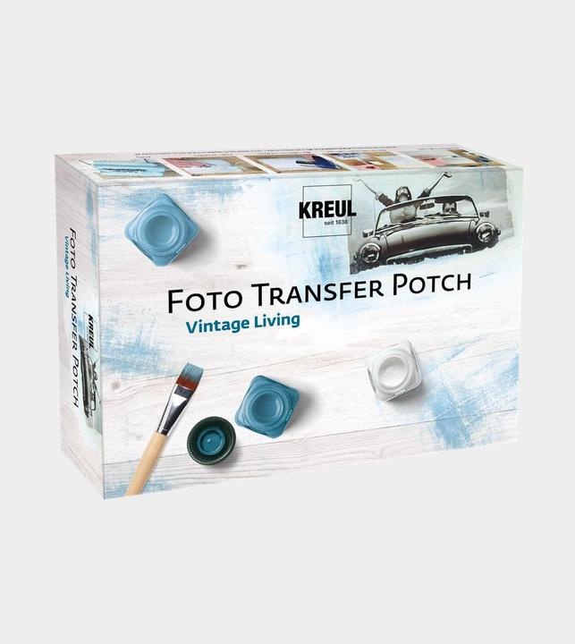 Produktbild Kreul Foto Transfer POTCH, Set "Vintage Living" (Blau, Transparent, 20 ml)