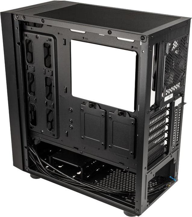 Actual product image Silverstone SST-FAR1B V2 - FARA R1 Tower ATX Computer Case, mesh front panel, black (mATX, Mini-ITX, ATX)