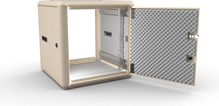 Produktbild Enoc 19" Wandschrank Schallgedämmt 21HE NSVB SR 6610-P - Rack (21 HE, 19 Zoll Rack)
