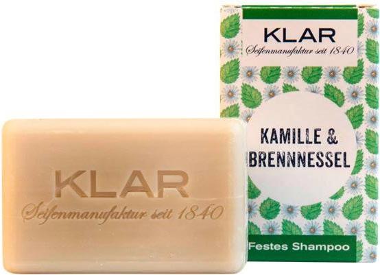 Klar Festes Shampoo Kamille & Brennnessel (Festes Shampoo)