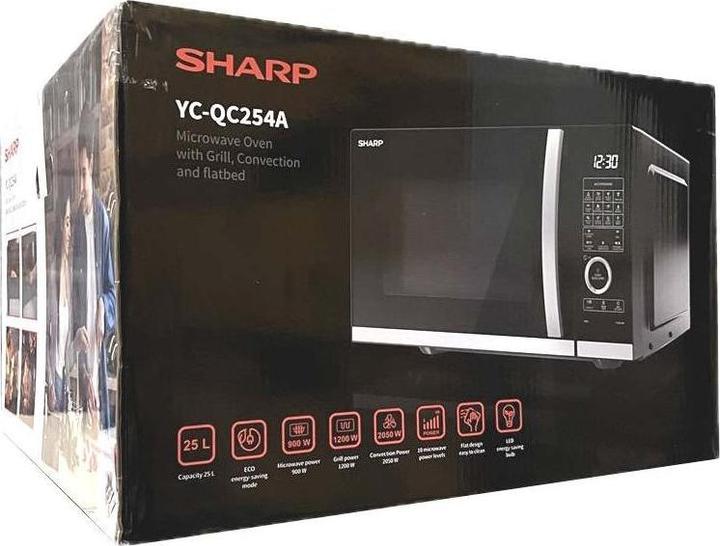 Produktbild Sharp Mikrowelle Heissluft QC254A (EU-Stecker, 25 l)