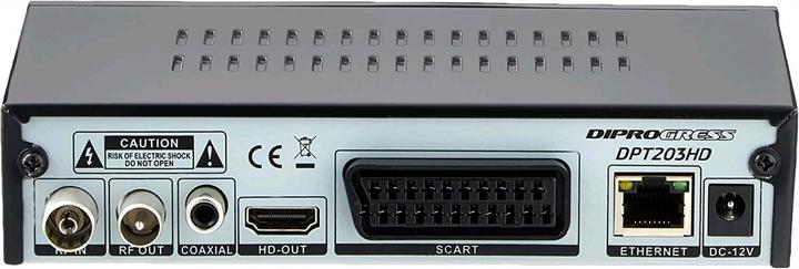 Produktbild Diprogress DPT 203HD 2in1 Hevc H265 10 Bit Decoder mit UniversalFernbedienung (DVB-T2)