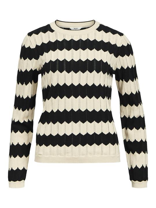 Object Gestreifter Strickpullover (XL)
