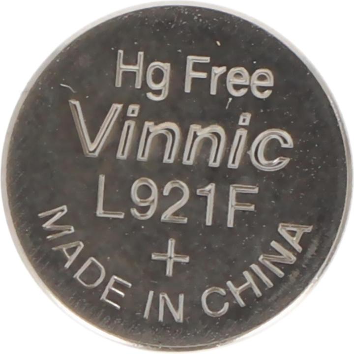 Immagine prodotto Vinnic 10er Pack AG6, LR921, LR69, V371, SR69, L912 F, L912F (10 pz., SR69, 29 mAh)