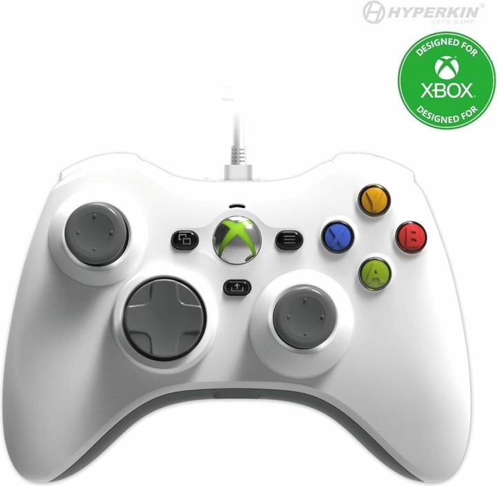Actual product image Hyperkin XB Controller Xenon Wired white (PC, Xbox One S, Xbox Series X)
