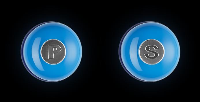 Image du produit Le Creuset Salière & poivrière bleu azur (Poivre, Sel)
