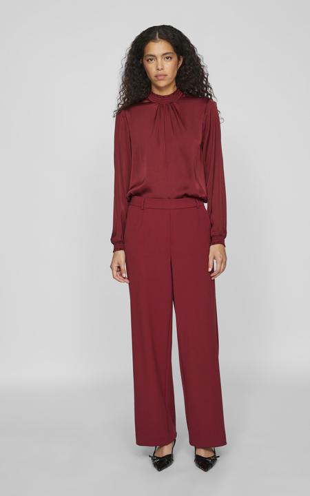 Image du produit Vila Pantalon taille haute à jambe large (34)