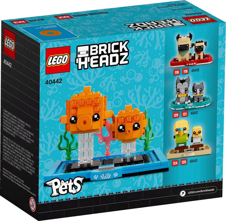 Actual product image LEGO Goldfish (40442, LEGO Brickheadz)