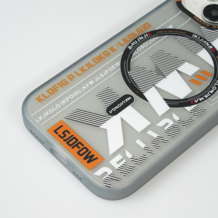 Actual product image PhoneLook Case MWK Cyber Grid silicone with MagSafe (Apple iPhone 15)