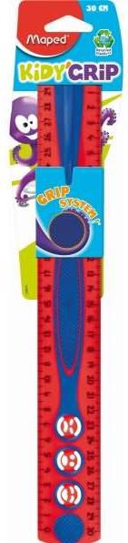 Image du produit Maped Règle plate Kidy Grip, 300 mm, en plastique (30 cm)