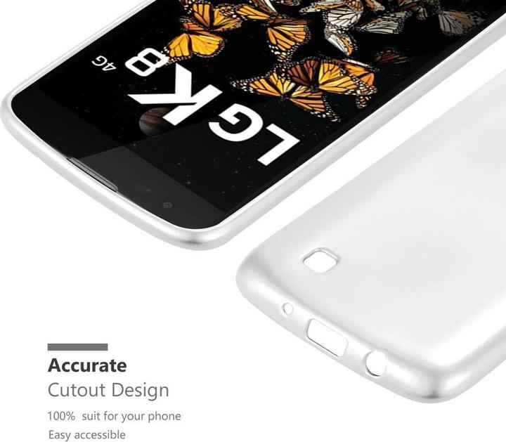 Image du produit Cadorabo Couverture métallique mate TPU (LG K8)
