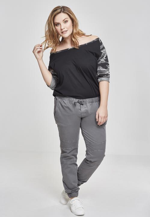Immagine prodotto Urban Classics Tee Raglan 3/4 da donna a contrasto (XS)