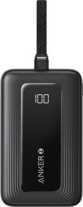 Produktbild Anker - Power Bank (10K, 30W, Built-In USB-C Lightning Cable) B2C - UN Black (10000 mAh, 30 W, 30 Wh)