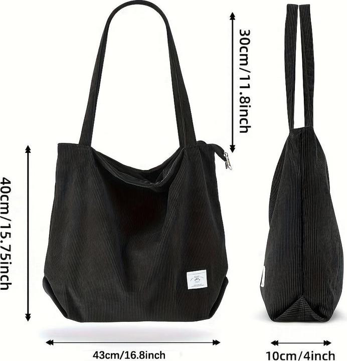 Only-Bags.Store Cord Umhängetasche, minimalistische einfarbige Tragetasche, All-Match Lagerung Handtasche