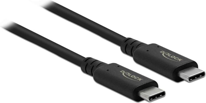 Delock USB-Kabel USB-C (M) bis USB-C (M) (0.80 m, USB 4.0, 20 W)