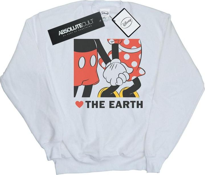 Disney Mickey Mouse Heart The Earth Sweatshirt Mädchen