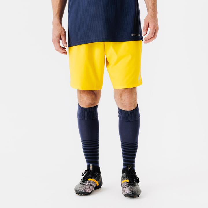 Kipsta Damen/Herren Fussball Shorts - Viralto Club gelb