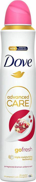 Produktbild Dove Advanced Care Deodorant Pomegranate and Lemon Protection 72 Hours Spray 200ml (Spray, 200 ml)