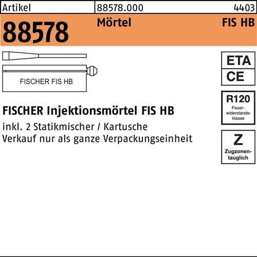 Actual product image Fischer FIS 519125 Highbond special mortar FIS HB 345 S (610 g)
