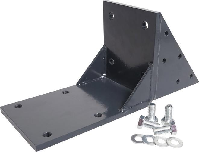Actual product image Swisshandel24 2x Roof rafter adapter for cassette awning T122 T123, Roof rafter bracket adapter - anthracite (0.15 m)