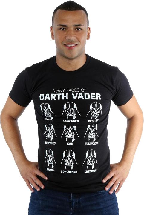 Produktbild Star Wars Many Faces Of Darth Vader TShirt (S)