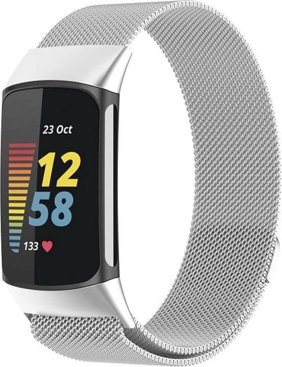 Cover-Discount Fitbit Charge 6 - Magnetisches Ersatzarmband Milanese (Edelstahl)
