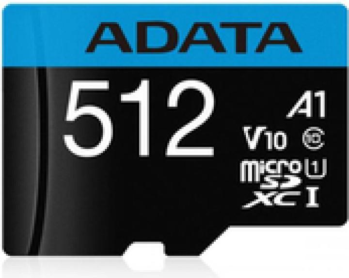 Produktbild Adata Premier 512GB microSDXC (UHS-I U1, Class 10, V10, A1) (512 GB, microSDXC, U1, UHS-I)