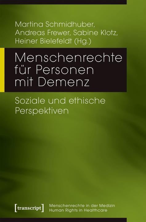 Image du produit Droits de l'homme pour les personnes atteintes de démence (Allemand, Martina, Frewer Schmidhuber, 2019)