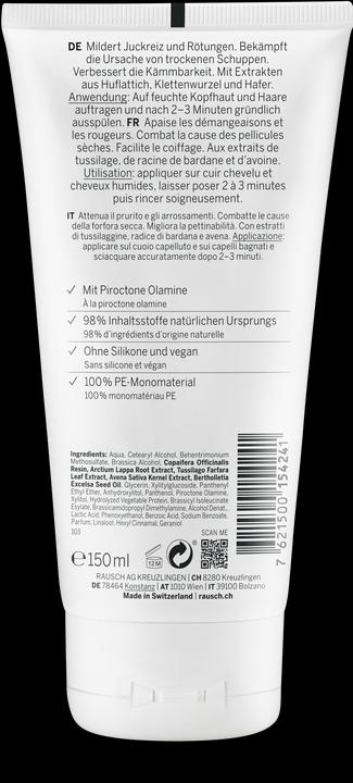 Actual product image Rausch Anti-dandruff conditioner with coltsfoot (150 ml)