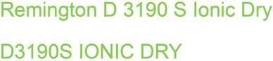Produktbild Remington REM D3190S Ionic Dry