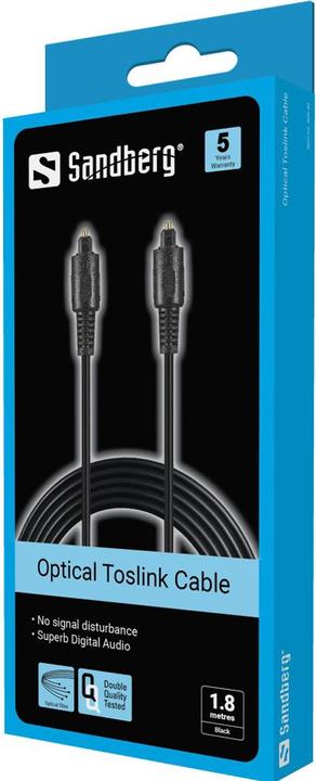 Immagine prodotto Sandberg Toslink ottico - Toslink (1.80 m, Ottico)