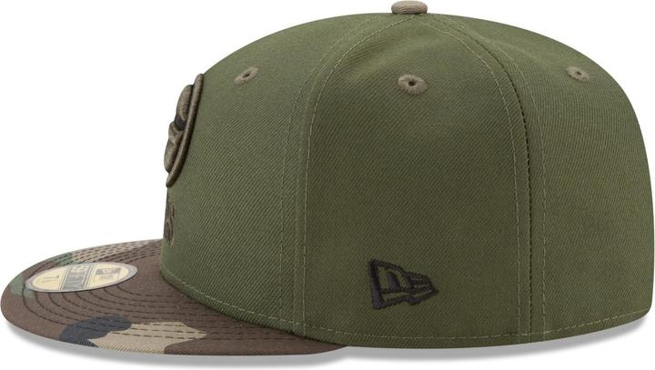 Actual product image New Era 59Fifty Cap - Green Bay Packers wood camo - 7 1/4 (7 1/4)