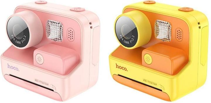 Image du produit Hoco Headphone with microphone digital kids camera with printer DV200 pink