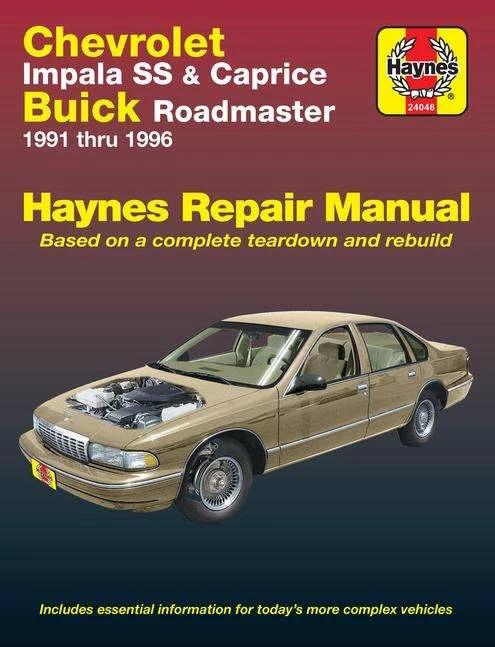 Produktbild Chevrolet Impala SS & Caprice & Buick Roadmaster (91 - 96) (Englisch, Haynes Publishing, 1997)