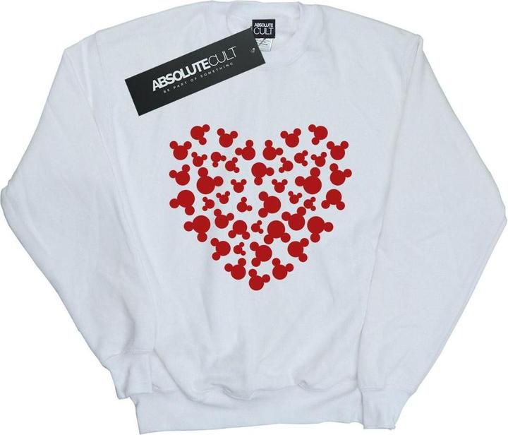 Disney Mickey Mouse Heart Silhouette Sweatshirt (S)