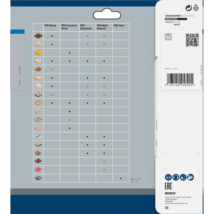 Actual product image Bosch Professional Zubehör PRO Aluminium cordless circular saw blade, 190 x 2 x 20 mm